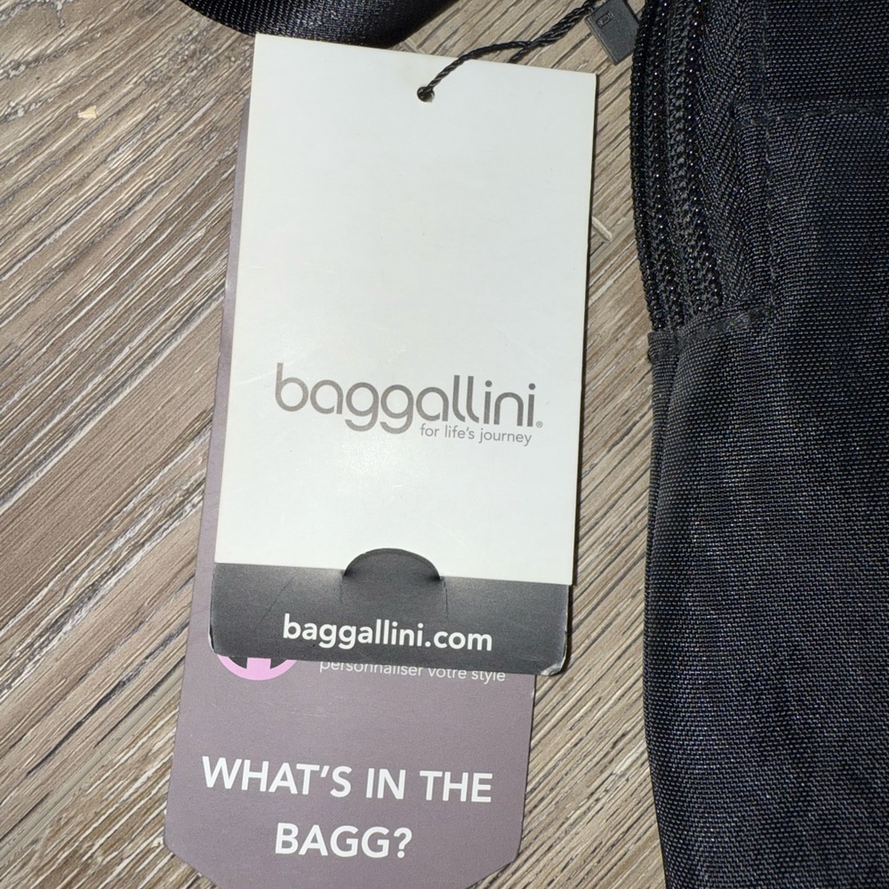 NWT Baggallini Bryant Crose Sleek Black Shoulder Bag - Picture 8 of 14